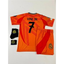 Legent Lady R.e.a.l M.a.d.r.i.d 2024/25 Yeni Sezon Vini. Jr. Deplasman Forması 4'lü Set (Syh-Armalı)