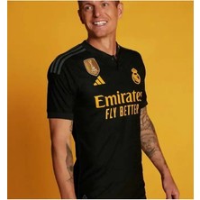 Legent Lady Real Madrid 2023/24 Yeni Sezon Toni Kroos Siyah Alternatif Forması (Third Shirt)