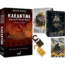 İndigo Kitap Karantina 3 Karton Kapak ve Misafir Karton Kapak (Beyza Alkoç) 2'li Set
