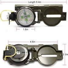 Özbience Dayanıklı Profesyonel Askeri Tip Pusula, Doğa ve Kamp Için Güvenilir Rehber