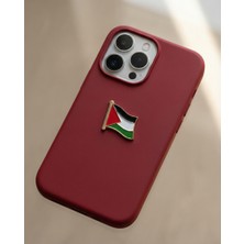 Zaytoon Filistin Dalgalı Bayrak Sembolü Telefon Arkası Süsü Sticker Etiket A300094