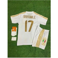Legent Lady Italya 125.YIL Ciro Immobile Çocuk Forması 4'lü Set (White)