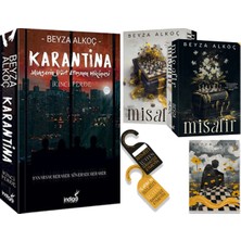 İndigo Kitap Karantina 2 Karton Kapak ve Misafir Karton Kapak (Beyza Alkoç) 2'li Set