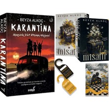 İndigo Kitap Karantina 1 Karton Kapak ve Misafir Karton Kapak (Beyza Alkoç) 2'li Set