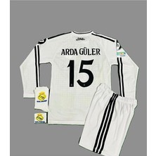 Legent Lady Arda Güler 2024-25 Yeni Sezon R,e,a,l, Madrid Uzun Kollu Çocuk Iç Saha Forması