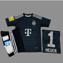 Legent Lady Manuel N,e,u,e,r, 2023-24 Sezonu Bayern M,ü,n,i,h, Kaleci Çocuk Forması 4'lü Set