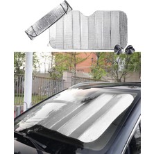 Zero Land Hnrlishp Uv ve Isı Önleyici Oto Ön Cam Güneşliği Hyundai I20 Fiat Egea Toyota Corolla Volkswagen Passat