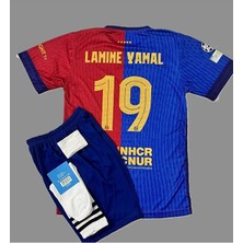Legent Lady FC/BARÇA/2024/25 Lamine Yamal 19 Numara Iç Saha Çocuk Forması 4'lü SET6533653663