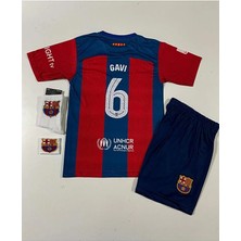 Legent Lady F.c B.a.r.c.e.l.o.n.a 2023-24 Sezon Gavi Iç Saha Çocuk Forması 4'lü Set (Armalı)