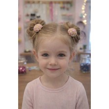 Nati Co Kız Çocuk Şapka Figürlü Pens Toka 2’li Set