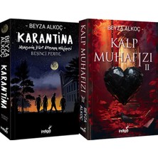 İndigo Kitap Karantina 5 Karton Kapak ve Kalp Muhafızı 2 Karton Kapak (Beyza Alkoç) 2'li Set