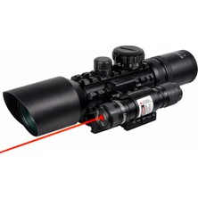 Özbience Yüksek Yakınlaştırmalı Profesyonel Optik Nişangah Seti, Işıklı ve Mil-Dot Özellikli