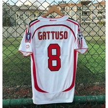 Legent Lady M.i.l.a.n 2007 Şampiyonlar Ligi Finali Gennaro Gattuso Nostalji Forması (Efsane Milan Kadrosu)