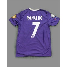 Legent Lady Cristiano R,o,n,a,l,d,o, R.e.a.l.madridd 2016-2017 Cardiff Final Mor Kısa KOL7456528887