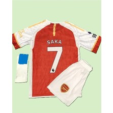 Legent Lady Bukayo Saka 2023-24 Sezonu Çocuk A,r,s,e,n,a,l, Iç Saha Forması 3'lü Set