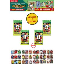 Toyfest Dünya Kupası FIFA 2026 Panini Adrenalyn XL Koleksiyon Kartı Booster 4 Paket 32 Kart