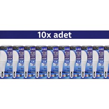 Kondel Aydınlatma Ack 15W LED Ampul 6500K Beyaz Işık 1530 Lümen E27 Duy 10'lu Paket Uzun Ömürlü