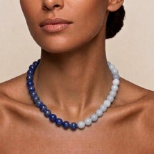 THEIA GemWorks Caelum - Lapis Lazuli & Akuamarin Kolye