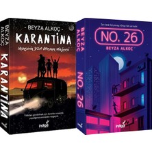 İndigo Kitap Karantina 1 Karton Kapak ve No. 26 Karton Kapak (Beyza Alkoç) 2'li Set