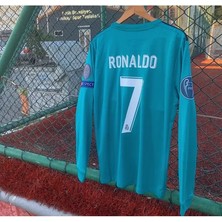 Legent Lady R. Madrid 2018 Cristiano Ronaldo Sezonu Uzun Kollu Turkuaz Forma