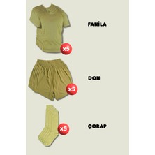 Outdoorun 5'li Askerlik Seti Fanila Don Çorap - Temel ve Bedelli Askerlik Malzemeleri