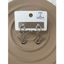 Taqi'm Jewelry Silver Çelik Küpe