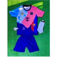 Legent Lady Messi 10 Şortlu Çocuk Özel Tasarım Tüm Klüpler T-Shirt