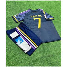 Legent Lady R.e.a.l M.a.d.r.i.d 2023/24 Sezon Vini Jr Deplasman Çocuk Forması 4'lü Set