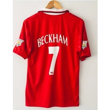 Legent Lady Çok Renkli Manchester United 92/93 Sezonu David Beckham Nostalji Forması