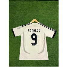 Legent Lady Real Madrid 2006/07 Yeni Sezon Ronaldo Nazario Forması(Beyaz)