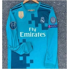 Legent Lady R.e.a.l M.a.d.r.i.d 2017/18 Sezonu Cristiano Ronaldo Röveşata Uzun Kol Nostalji Forması