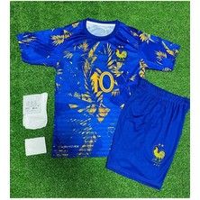 Legent Lady Fransa Yeni Sezon Kylian Mbappe Özel Konsept Çocuk Forması 4'lü Set (Konsept)