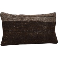 Zehra Abla Halı Yeni El Dokuma Dekoratif Lumbar Kilim Kırlent Yastık Kılıfı 7201
