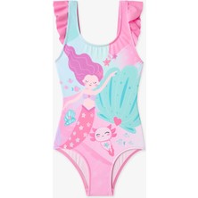 Penti Kız Çocuk Açık Pembe Dream Deniz Kızı Desenli Mayo