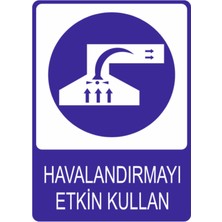 Havalandırmayı Etkin Kullan Yüksek Kalite Dekota Baskı – 3 mm Forex Uyarı Tabelası 25 cm × 35CM