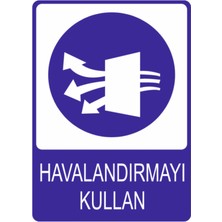 Havalandırmayı Kullan Yüksek Kalite Dekota Baskı – 3 mm Forex Uyarı Tabelası 25 cm × 35CM