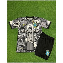 Legent Lady Brezilya Neymar Jr Özel Konsept Çocuk Forması (Gri)