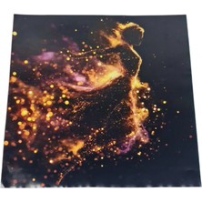 Kız Silüetli Dekota(Forex) A Kalite Duvar Tablosu – Klasik Lüks Dekoratif Tablo