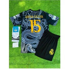 Legent Lady R.e.a.l M.a.d.r.i.d 2024/25 Yeni Sezon Dragon Desenli A.r.d.a G.ü.l.e.r Konsept Çocuk Forması 4'lü