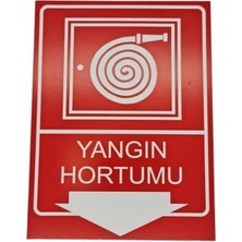 Yangın Hortumu Dekota Baskı – 3 mm Forex Uyarı Tabelası 20 cm × 30CM