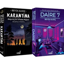 İndigo Kitap Karantina 5 Karton Kapak ve Daire 7 Karton Kapak (Beyza Alkoç) 2'li Set