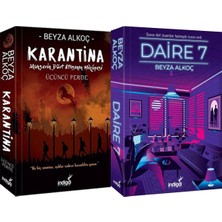 İndigo Kitap Karantina 3 Karton Kapak ve Daire 7 Karton Kapak (Beyza Alkoç) 2'li Set
