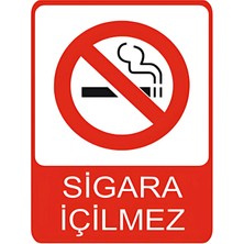 Sigara Içilmez Dekota Baskı – 3 mm Forex Uyarı Tabelası 25 cm × 35CM