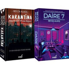 İndigo Kitap Karantina 2 Karton Kapak ve Daire 7 Karton Kapak (Beyza Alkoç) 2'li Set