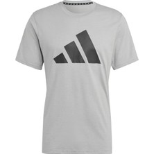 Adidas Tr-es Fr Logo T Erkek Gri Koşu Tişört