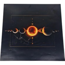 Uzay ve Gezegenler Temalı Dekota(Forex) A Kalite Duvar Tablosu – Lüks Dekoratif Tablo