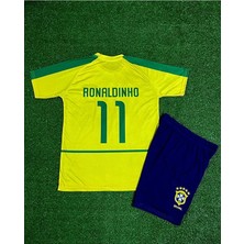 Legent Lady Brezilya 2002 Dünya Kupası Ronaldinho Çocuk Forması