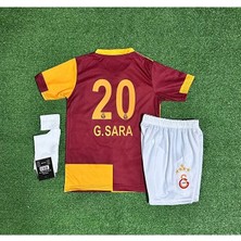 Legent Lady Gâlatâsarâ.y 2025/26 5 Yıldızlı Iç Saha Parçalı Gabriel S.a.r.a Çocuk Forması 4lü Set