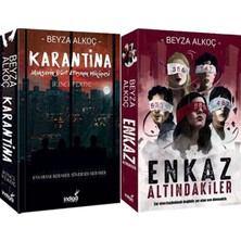 İndigo Kitap Karantina 2 Karton Kapak ve Enkaz Altındakiler 1 Karton Kapak (Beyza Alkoç) 2'li Set