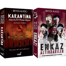 İndigo Kitap Karantina 3 Karton Kapak ve Enkaz Altındakiler 1 Karton Kapak (Beyza Alkoç) 2'li Set